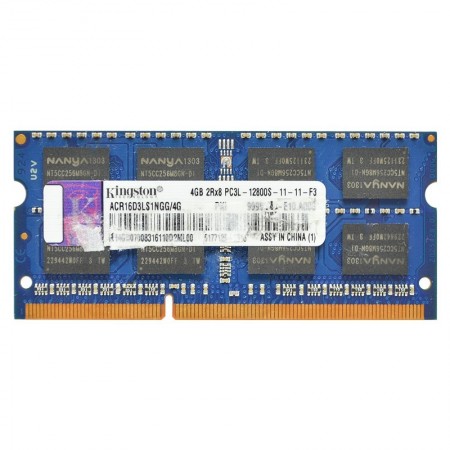 Kingston 4GB DDR3L 1600MHz használt laptop memória