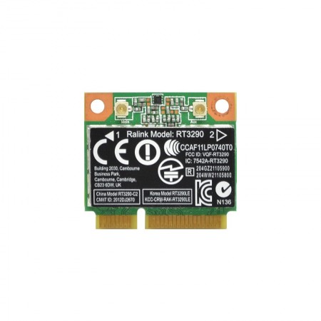 Ralink RT3290LE (802.11b/g/n) használt mini PCI-E Wifi + Bluetooth 4.0 kártya