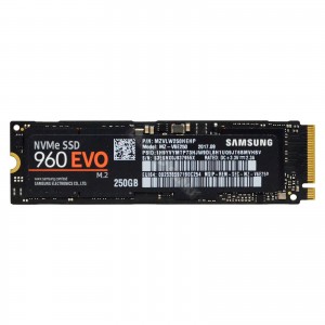 Samsung 960 EVO 250GB M.2 PCIe NVMe használt SSD (MZ-V6E250)