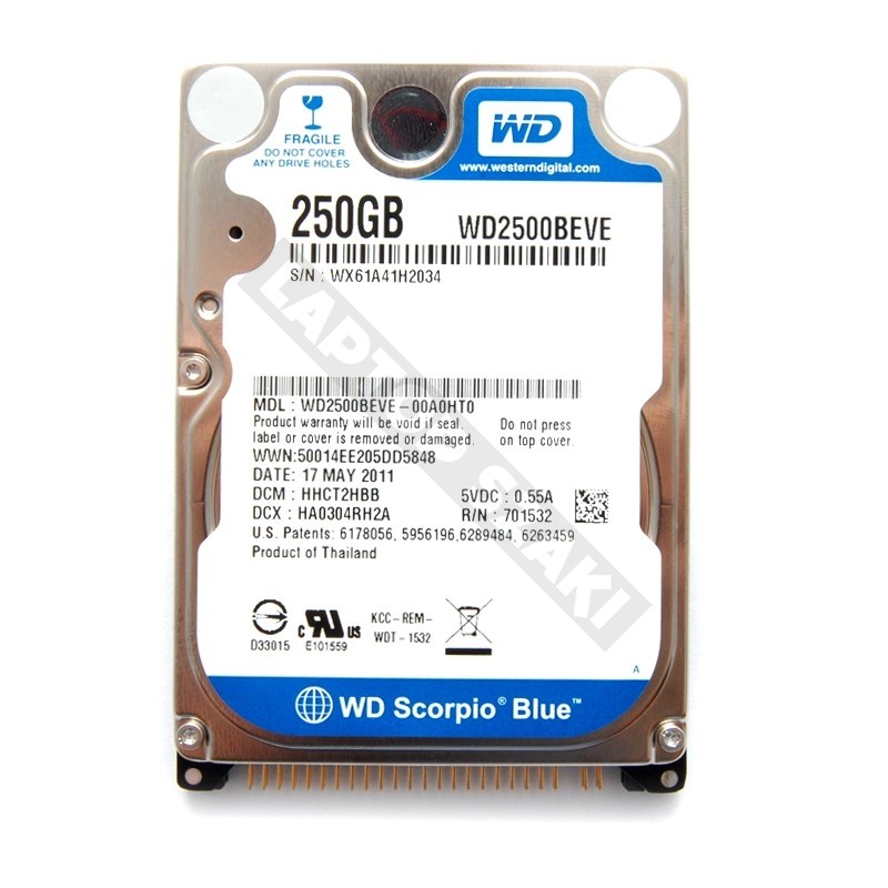 Wd scorpio blue 250 gb не видит компьютер