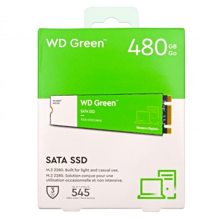 WD 480GB M.2 SSD (WDS480G3G0B)