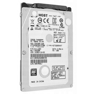 HGST Z5K500-320﻿﻿ 320GB SATA 2,5" használt slim laptop winchester