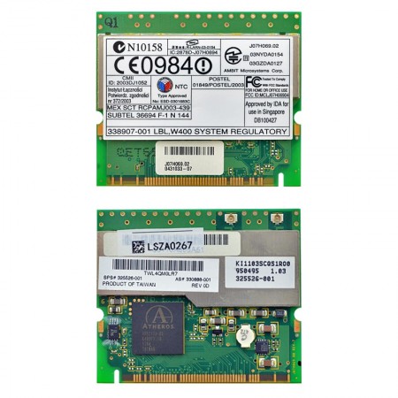 325526-001 HP-Compaq 802.11b/g mini PCI wifi kártya