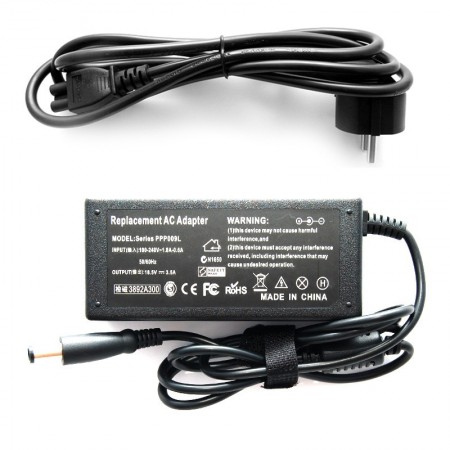 HP 18.5V 3.5A center-pin (65W) használt, utángyártott töltő